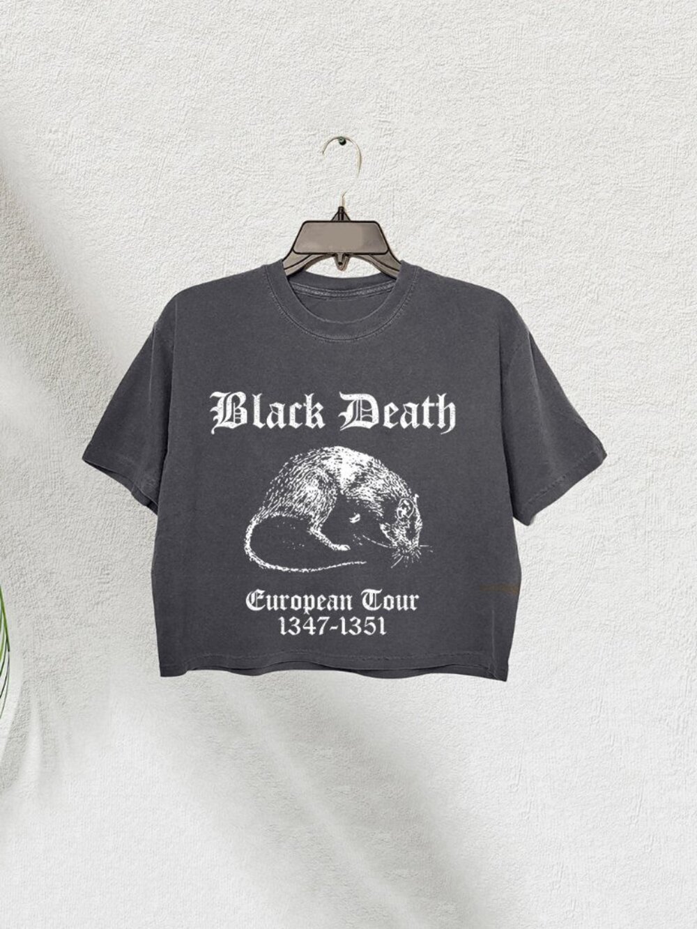 Holdtopic Black Death European Tour 3X Crop Top